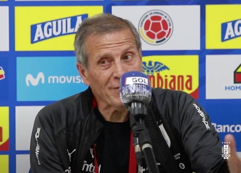 Conferencia de Tab�rez luego del 3-0 ante Colombia